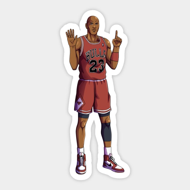 Anime Jordan Sticker by Jspa